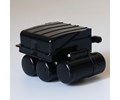 JDM-158-I 1/14 tractor battery box gas tank