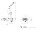Phụ kiện nâng xe ben hệ thống thủy lực Mercedes Benz 3348  Y-1506-B 1/14